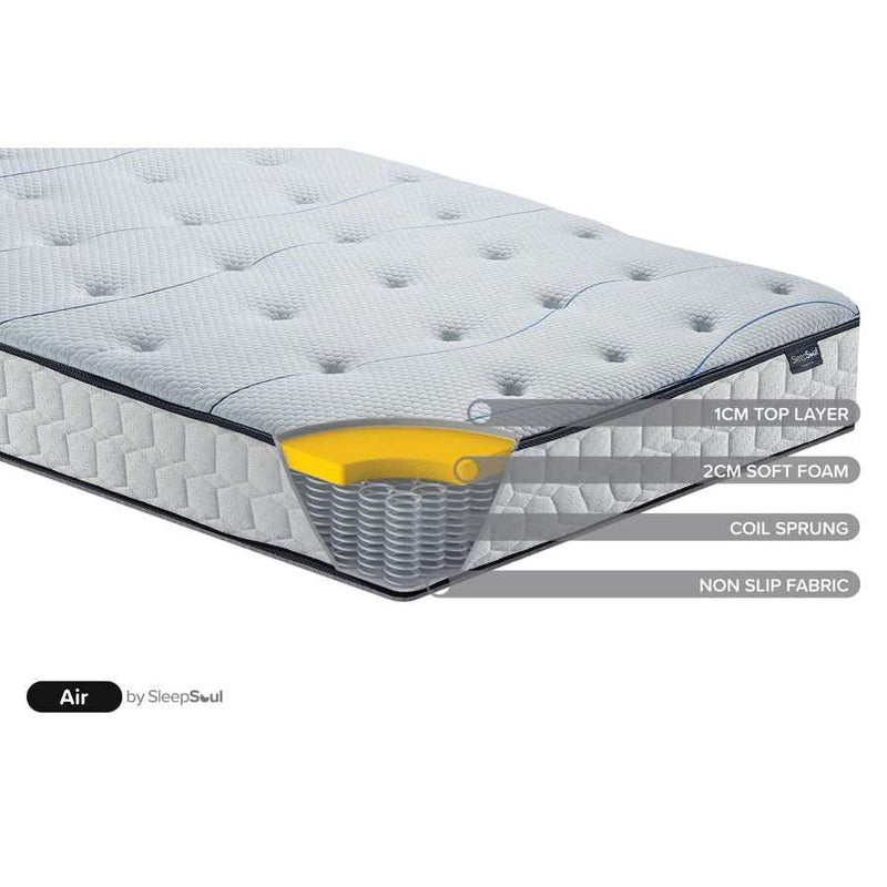 Double Package | Rio Double Bed White & SleepSoul Air Mattress
