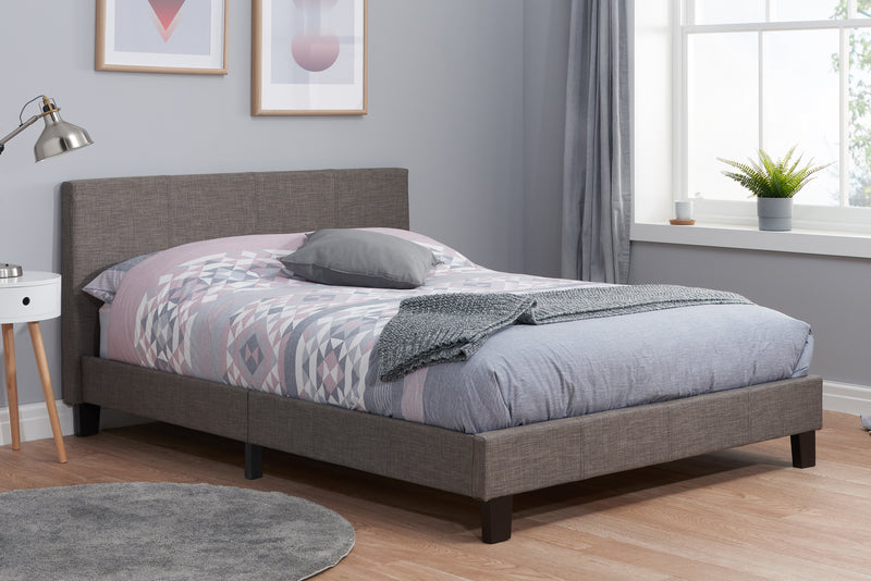 Double Package | Berlin Double Bed Grey & SleepSoul Air Mattress