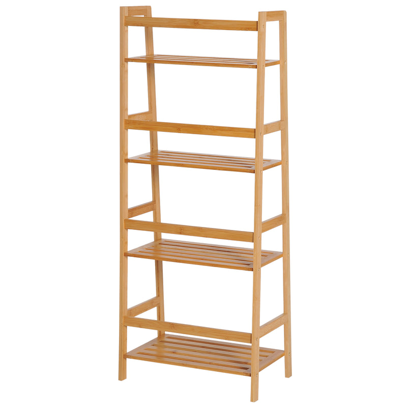4 Tier Ladder Shelf Unit Storage Unit Shelf DIY Plant Shelving Stand Holder Organiser