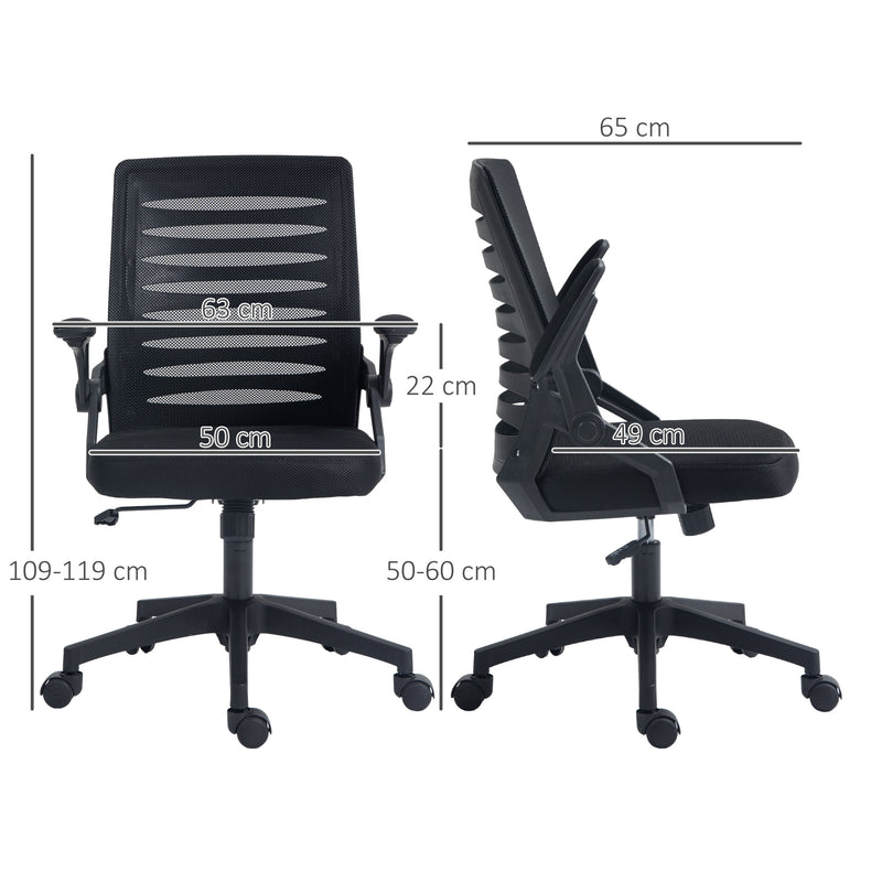 Mesh Office Chair, Swivel Task Computer Chair for Home with Lumbar Support