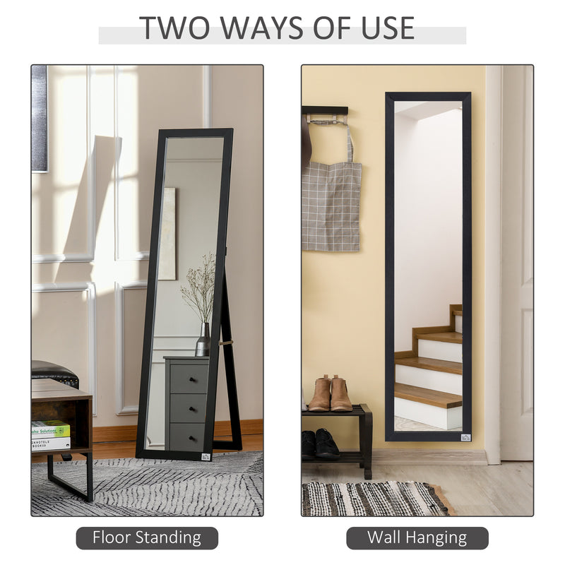 Full Length Mirror for Bedroom, Free Standing Dressing Mirror, Wall Mirror for Living Room, 37 x 154 cm