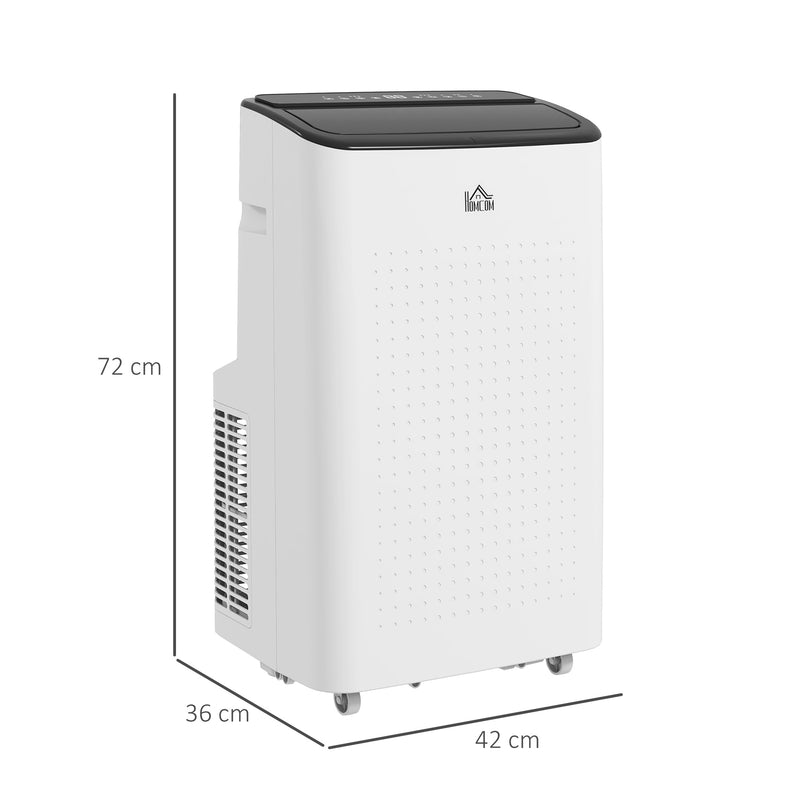 12,000 BTU Mobile Air Conditioner for Room up to 26m², Smart Home WiFi Compatible, with Dehumidifier, Fan, 24H Timer