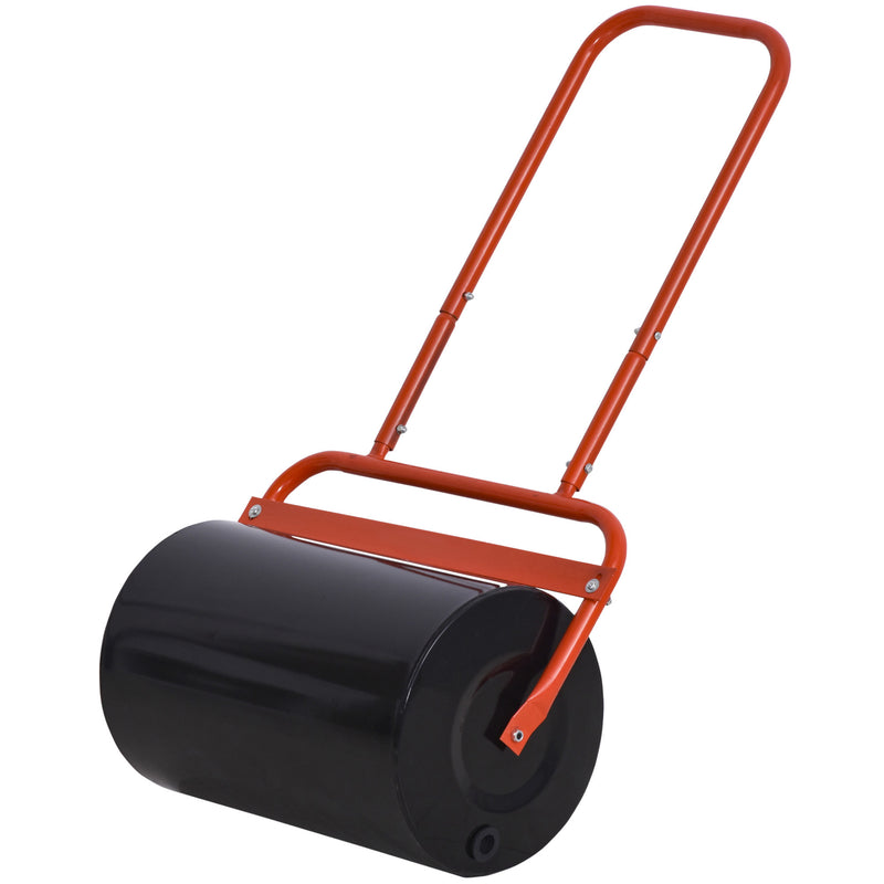 Combination Push/Tow Lawn Roller Filled with 38L Sand (62kg) or Water, Perfect for the Garden, Backyard ?32 x 50cm Roller