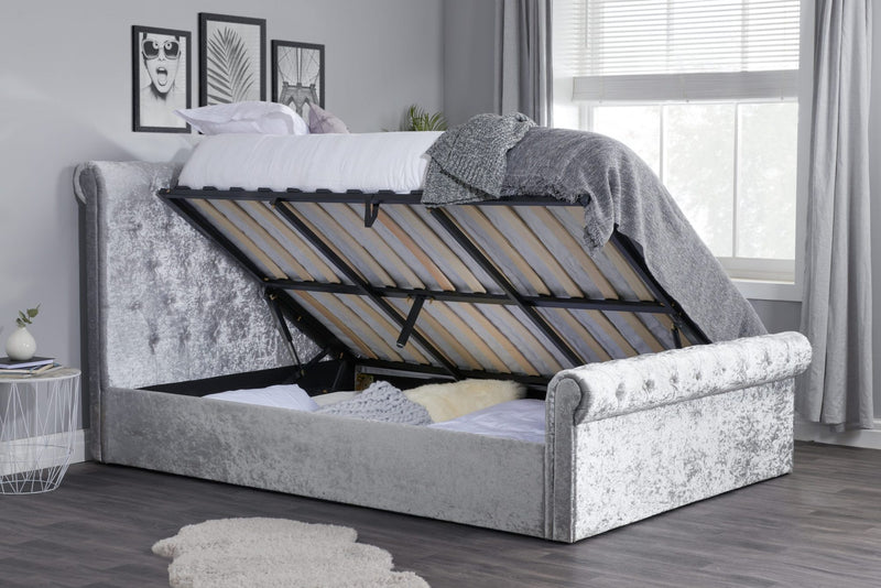 Sienna Small Double Ottoman Bed