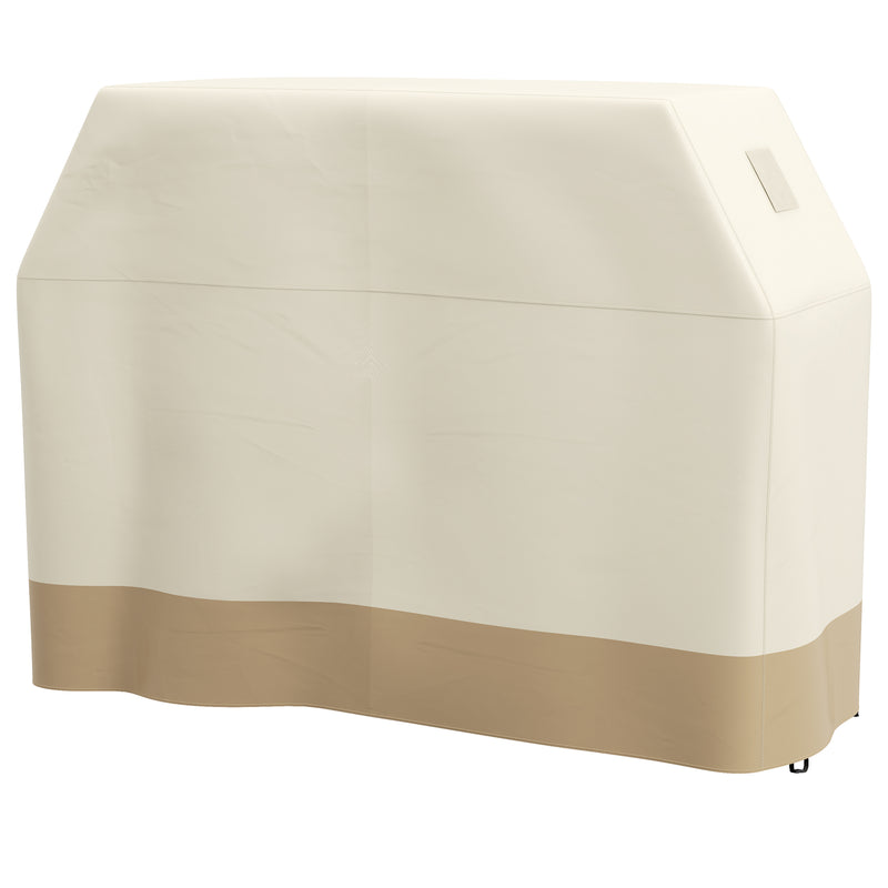 66W x 152Lcm PU Coated Protective Grill Cover - Beige