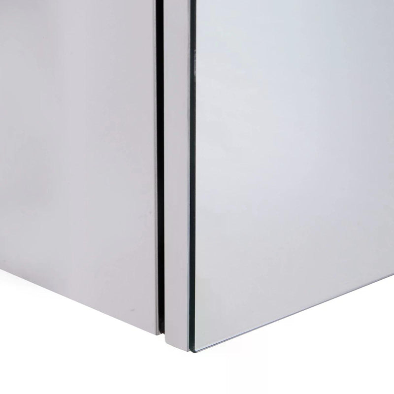 Stainless Steel Wall-mounted Bathroom Mirror Storage Cabinet 300mm (W)