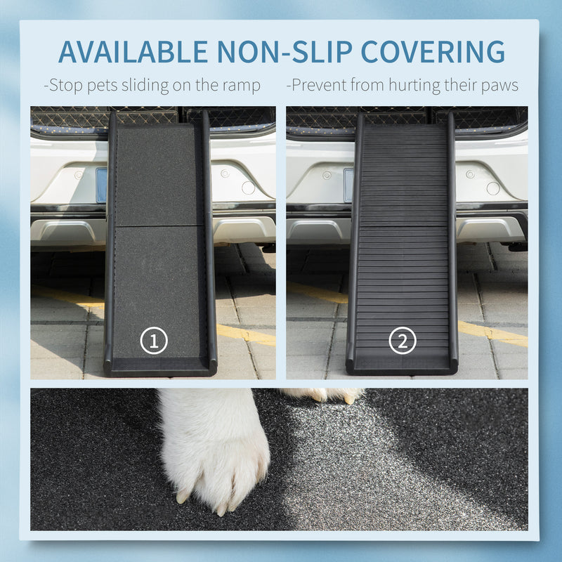 Folding Pet Ramp, Dog Ramps for Cars Trucks SUVs, Portable Non-slip, 155 x 39 x 14 cm