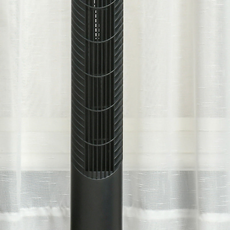 36'' Freestanding Tower Fan, 3 Speed 3 Mode, 7.5h Timer, 70 Degree Oscillation, LED Panel, 5M Remote Controller, Black