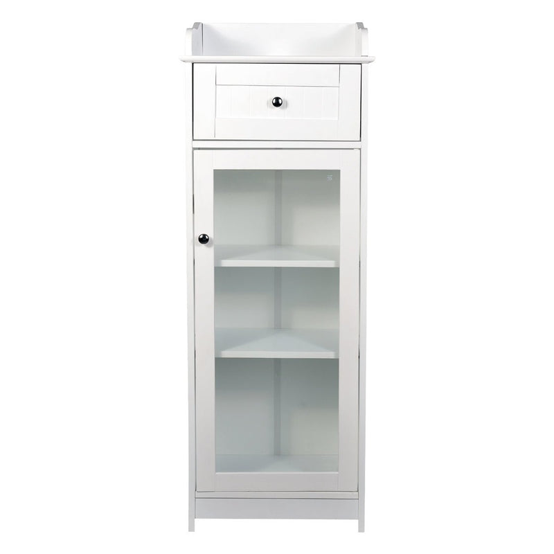 Alaska Glass Cabinet White - Bedzy Limited Cheap affordable beds united kingdom england bedroom furniture
