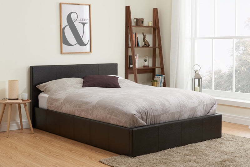 Berlin Double Ottoman Bed - Bedzy Limited Cheap affordable beds united kingdom england bedroom furniture