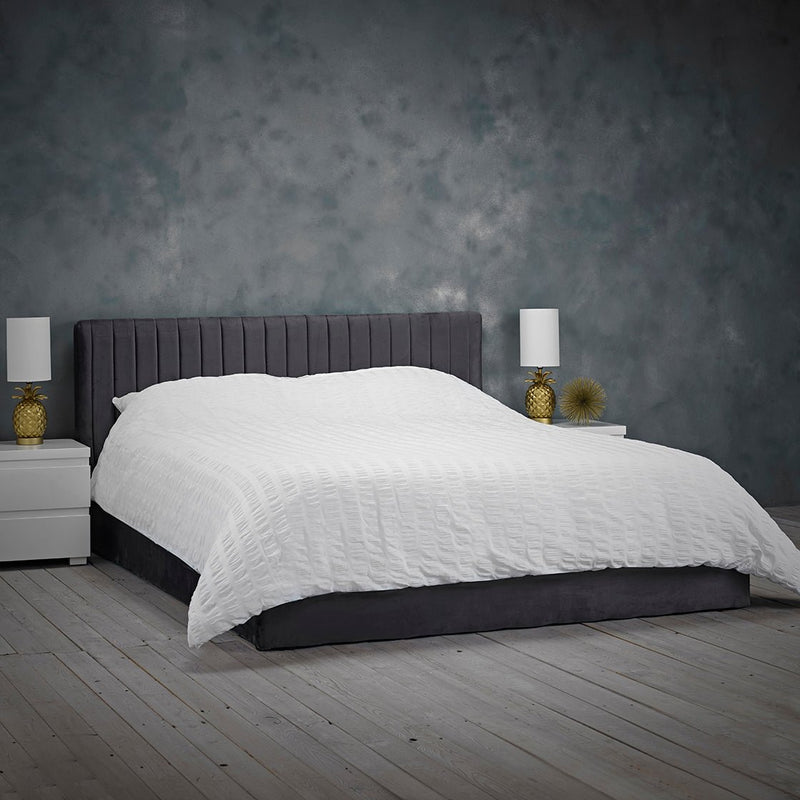 Berlin Silver King Bed - Bedzy Limited Cheap affordable beds united kingdom england bedroom furniture