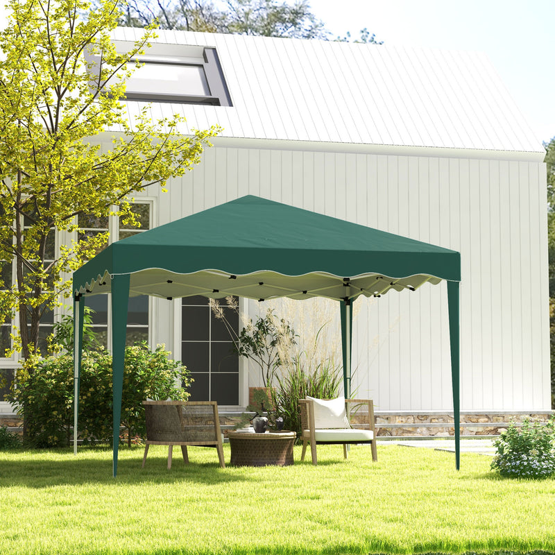 3 x 3m Pop Up Gazebo, Outdoor Camping Gazebo Party Tent with Carry Bag