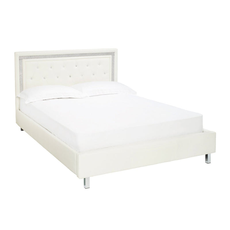 Crystalle 5.0 King Bed White - Bedzy Limited Cheap affordable beds united kingdom england bedroom furniture