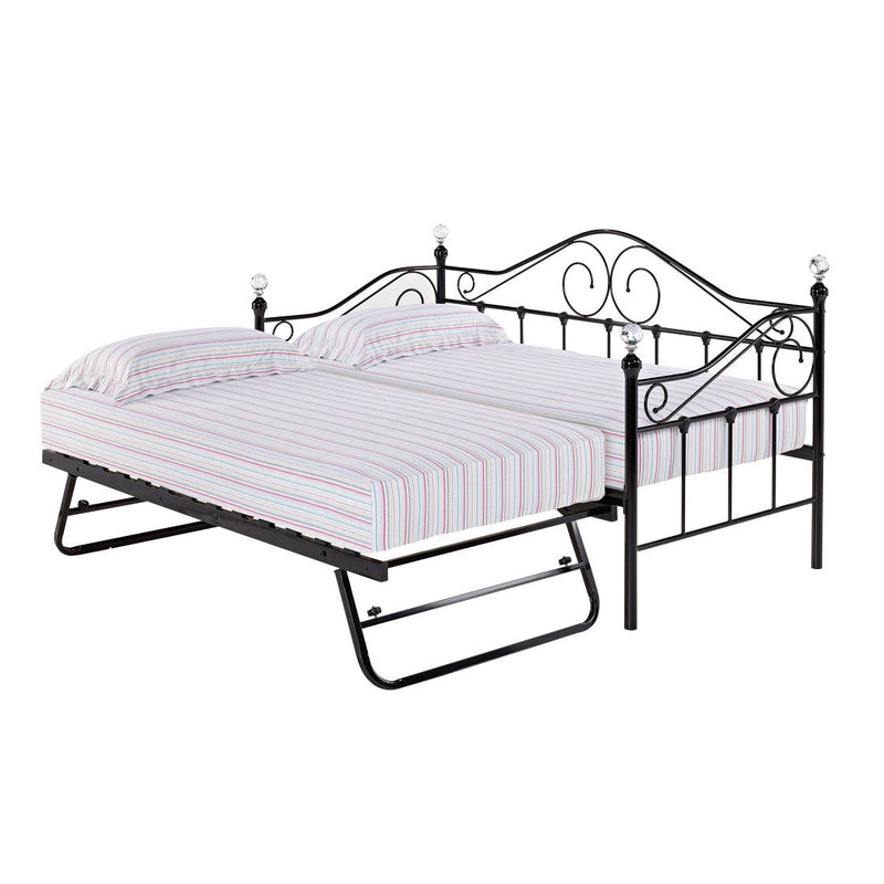 Florence Trundle Black (bed sold separately) - Bedzy Limited Cheap affordable beds united kingdom england bedroom furniture