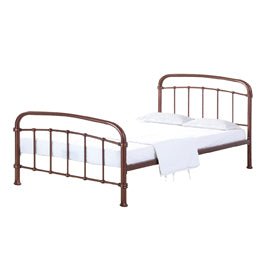 Halston 5.0 King Copper Bed - Bedzy Limited Cheap affordable beds united kingdom england bedroom furniture