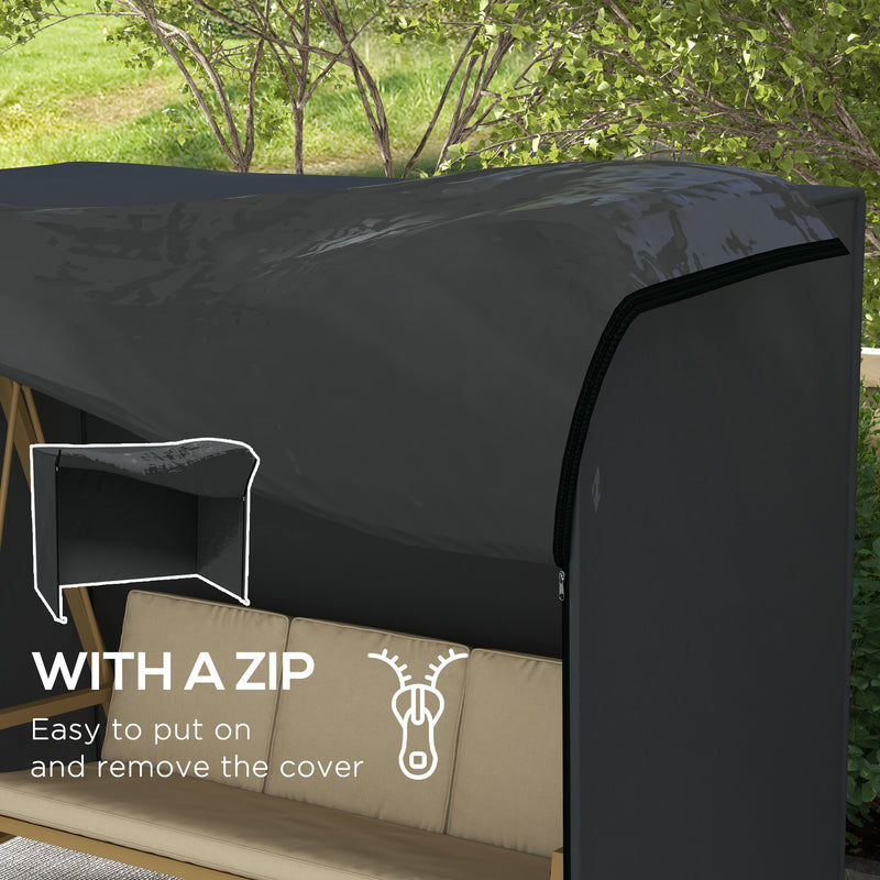 220 x 125cm Three- Seater Swing Chair Weatherproof Cover