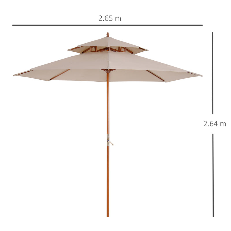 Outdoor Umbrella Beige