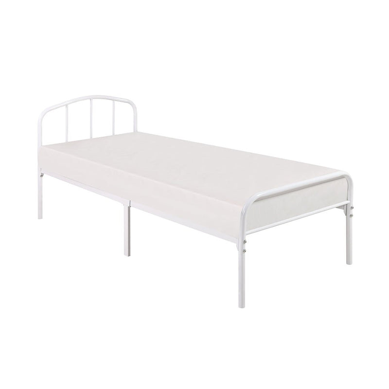 Milton 3.0 Single Bed White - Bedzy Limited Cheap affordable beds united kingdom england bedroom furniture