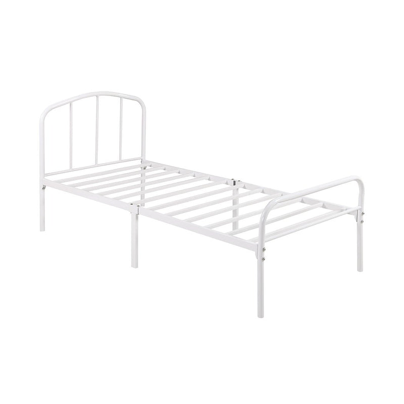 Milton 3.0 Single Bed White - Bedzy Limited Cheap affordable beds united kingdom england bedroom furniture