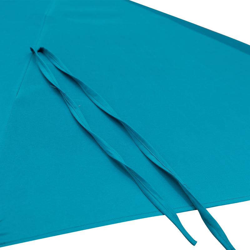4.6m Double-Sided Patio Parasol Sun Umbrella-Blue