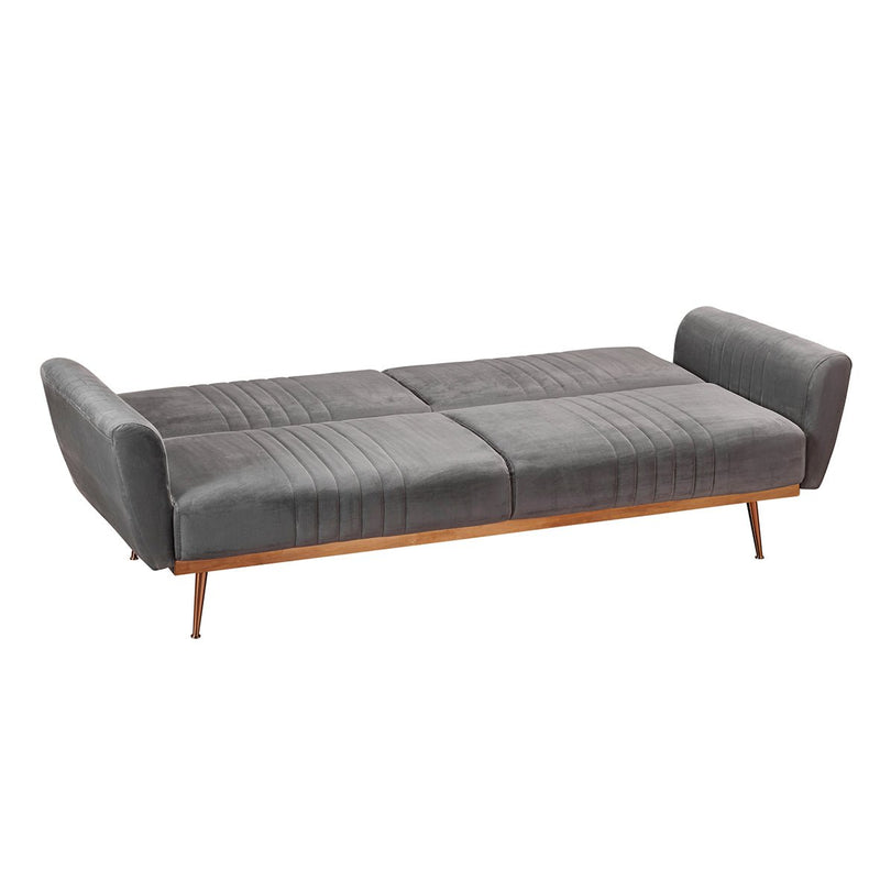 Nico Grey Sofa Bed - Bedzy Limited Cheap affordable beds united kingdom england bedroom furniture