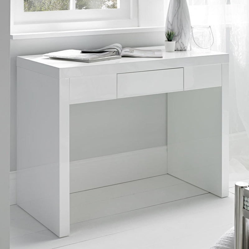 Puro Dressing Table White - Bedzy Limited Cheap affordable beds united kingdom england bedroom furniture