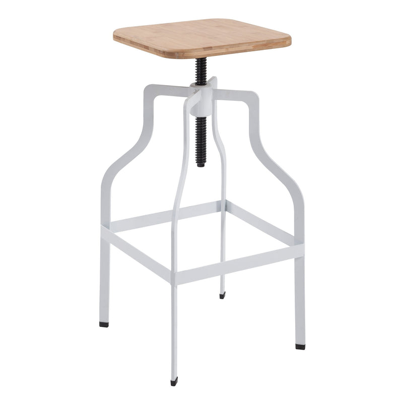 Shoreditch Bar Stool White - Bedzy Limited Cheap affordable beds united kingdom england bedroom furniture