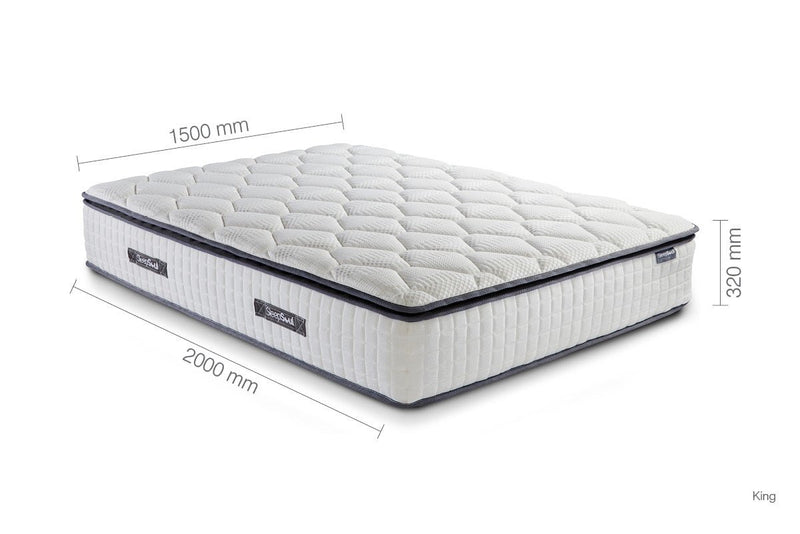 SleepSoul Bliss King Mattress - Bedzy Limited Cheap affordable beds united kingdom england bedroom furniture
