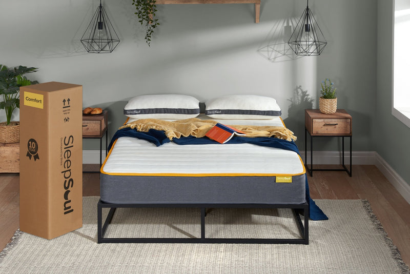 SleepSoul Comfort Small Double Mattress - Bedzy Limited Cheap affordable beds united kingdom england bedroom furniture
