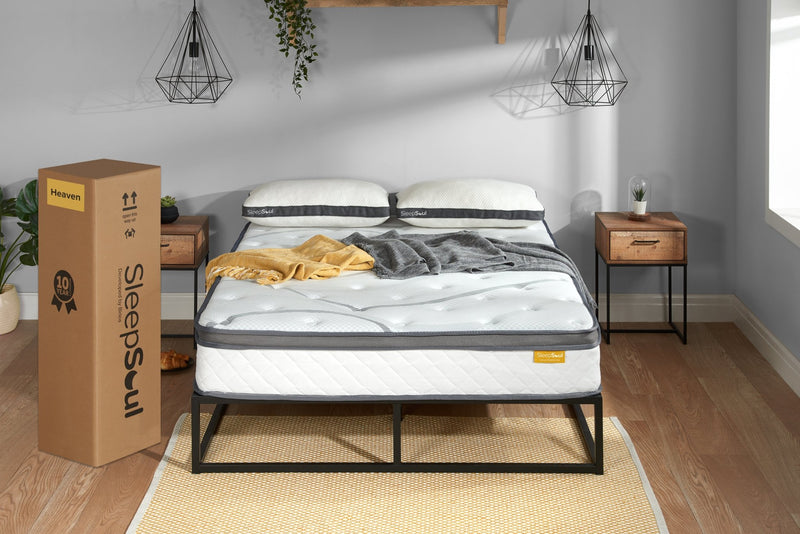 SleepSoul Heaven Double Mattress - Bedzy Limited Cheap affordable beds united kingdom england bedroom furniture
