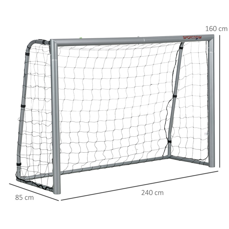 8ft x 5ft Football Goal, Football Net for Garden with Ground Stakes, Quick and Simple Set Up