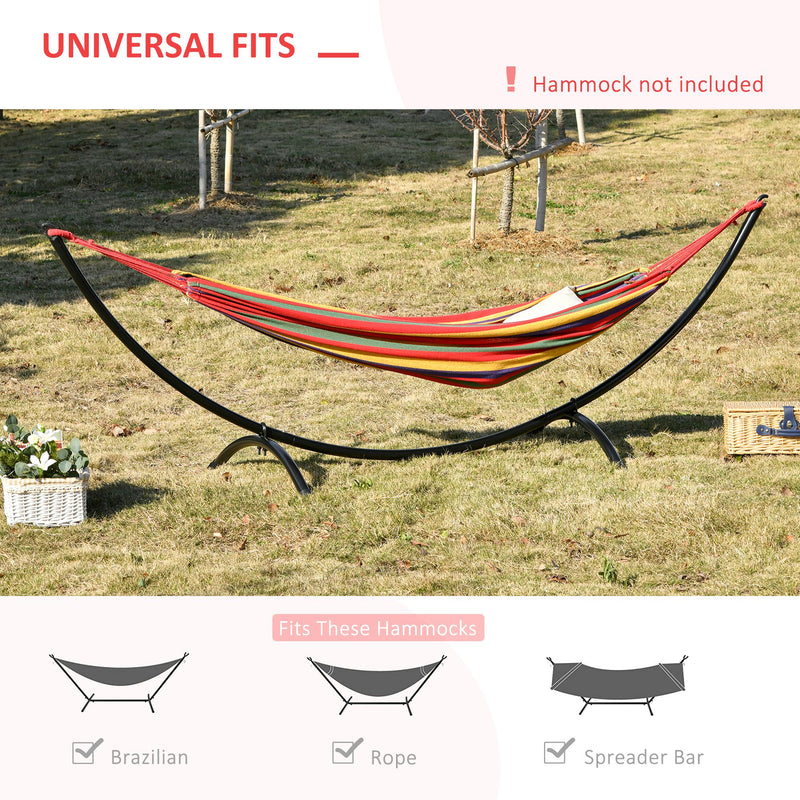3(m) Universal Hammock Stand Metal Frame Garden Camping Picnic Outdoor Patio Replacement – Stand Only