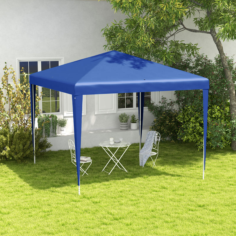 2.7m x 2.7m Garden Gazebo Marquee Party Tent Wedding Canopy Outdoor(Blue)