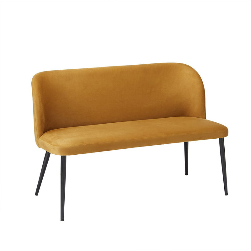 Zara Dining Bench Mustard - Bedzy Limited Cheap affordable beds united kingdom england bedroom furniture
