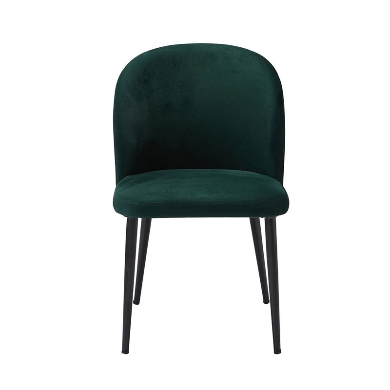 Zara Dining Chair Green (Pack of 2) - Bedzy Limited Cheap affordable beds united kingdom england bedroom furniture