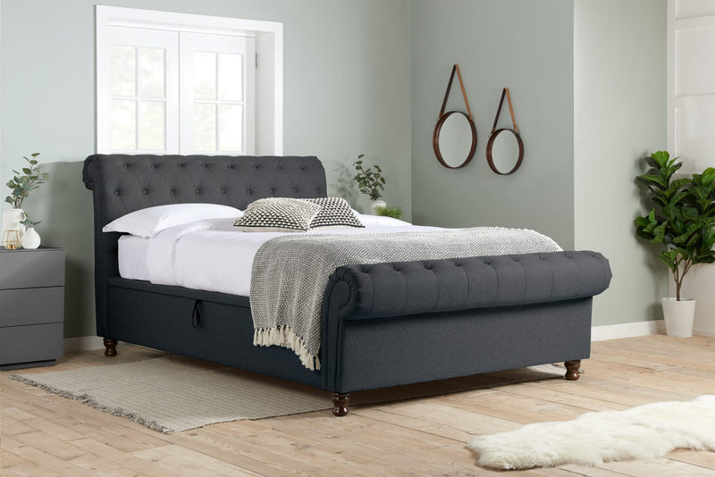 Castello Super King Side Ottoman Bed