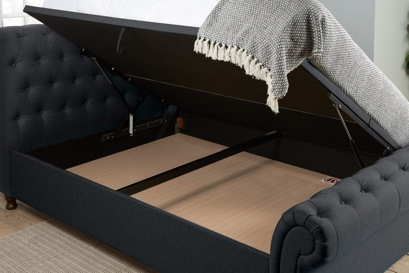 Castello Super King Side Ottoman Bed