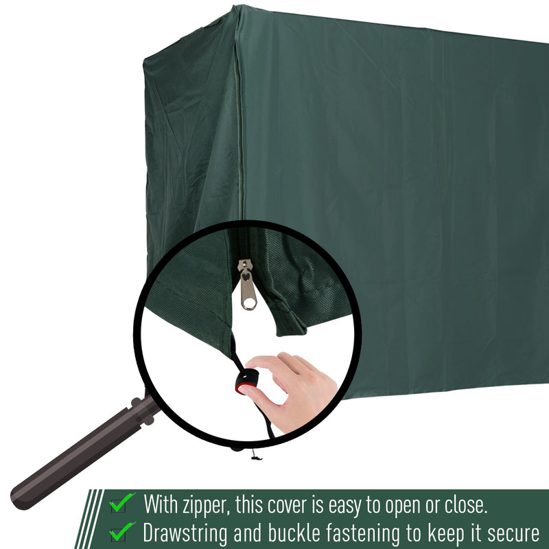600D Oxford Polyester Waterproof Swing Chair Cover Green