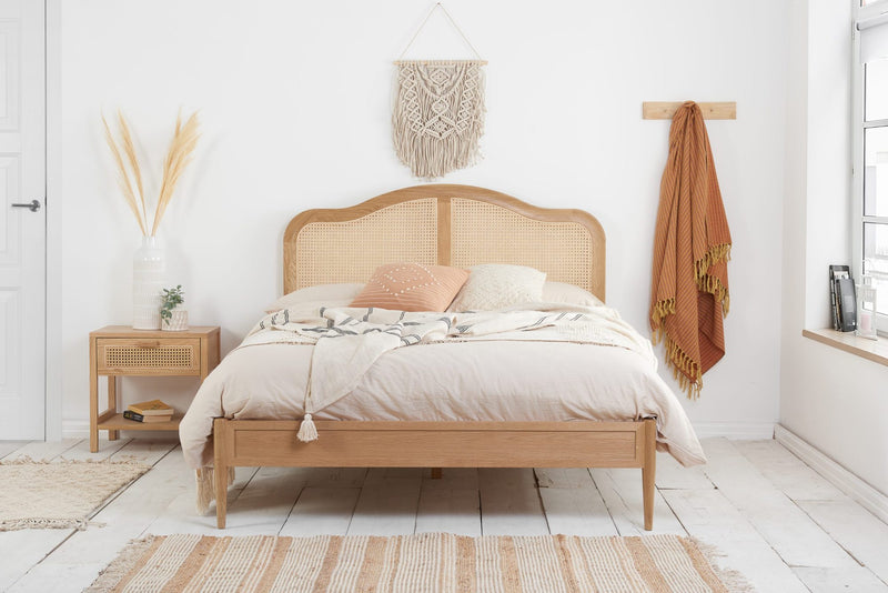 Leonie Super King Rattan Bed