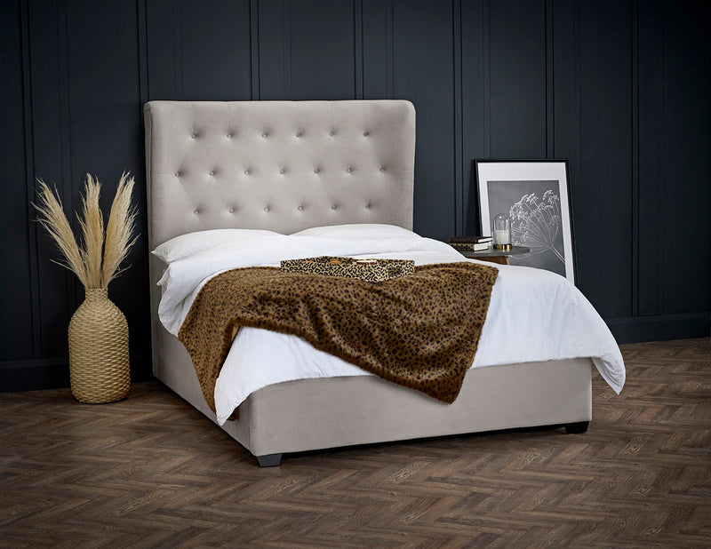 Belgravia Cappuccino Double Bed - Bedzy Limited Cheap affordable beds united kingdom england bedroom furniture