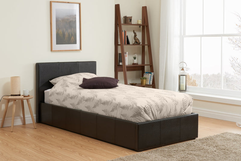 Berlin Single Ottoman Bed - Bedzy Limited Cheap affordable beds united kingdom england bedroom furniture