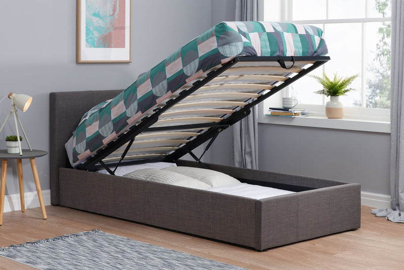 Berlin Single Ottoman Bed - Bedzy Limited Cheap affordable beds united kingdom england bedroom furniture