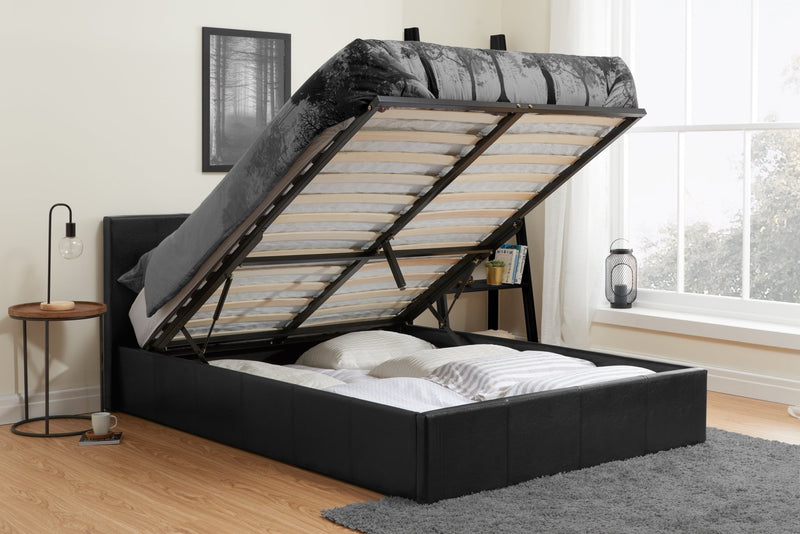 Berlin Small Double Ottoman Bed - Bedzy Limited Cheap affordable beds united kingdom england bedroom furniture