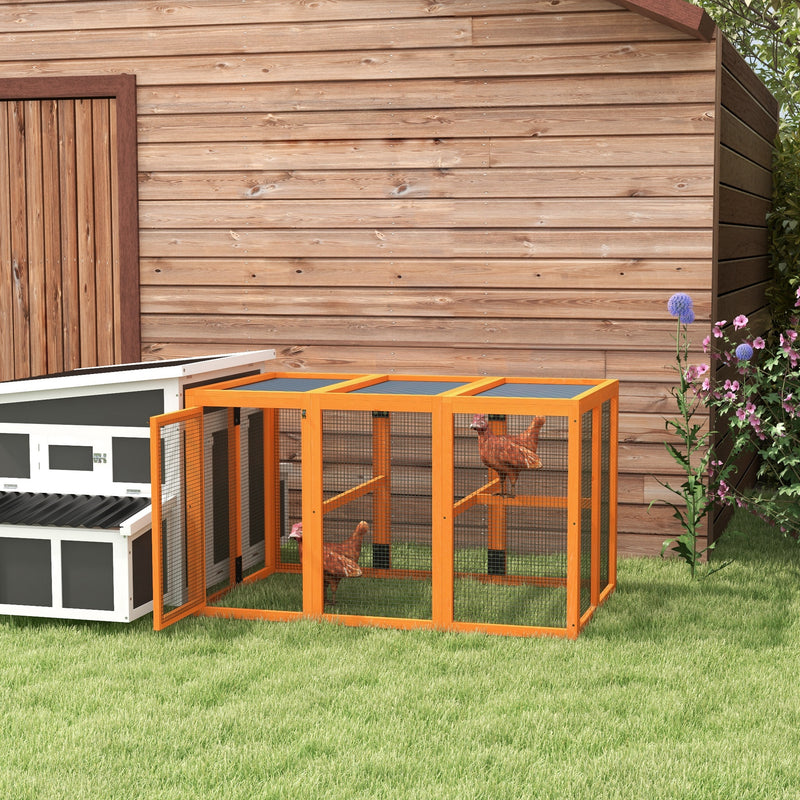 Wooden Chicken Coop with Combinable Design, for 1-3 Chickens