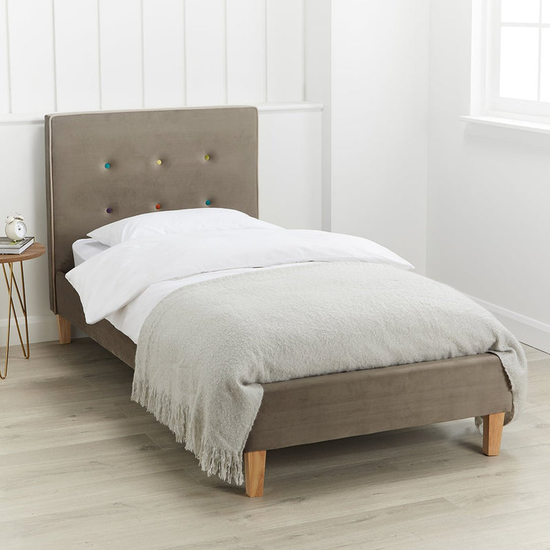 Camden 3.0 Single Bed Grey - Bedzy Limited Cheap affordable beds united kingdom england bedroom furniture