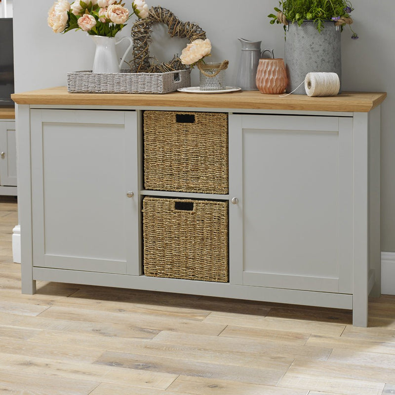 Costwold Sideboard Grey - Bedzy Limited Cheap affordable beds united kingdom england bedroom furniture