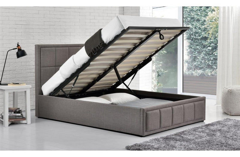 Hannover Small Double Ottoman Bed - Bedzy Limited Cheap affordable beds united kingdom england bedroom furniture