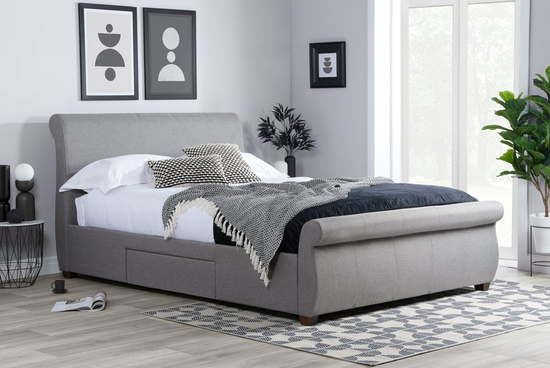 Lancaster Double Bed - Bedzy Limited Cheap affordable beds united kingdom england bedroom furniture