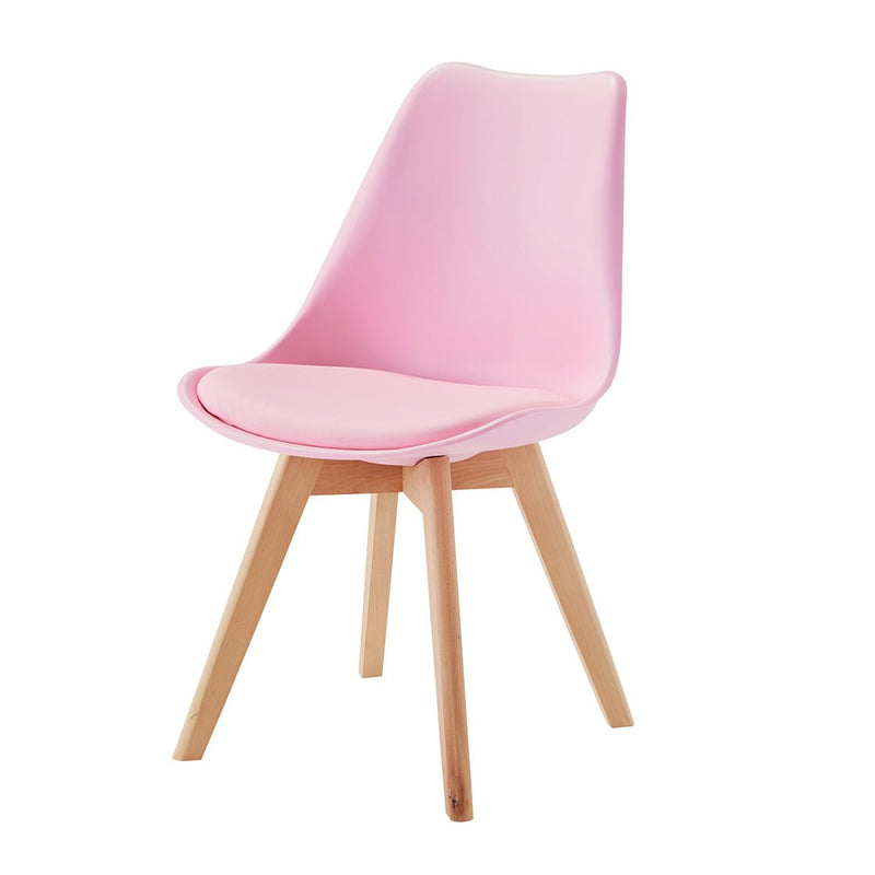 Louvre Chair Pink (Pack of 2) - Bedzy Limited Cheap affordable beds united kingdom england bedroom furniture