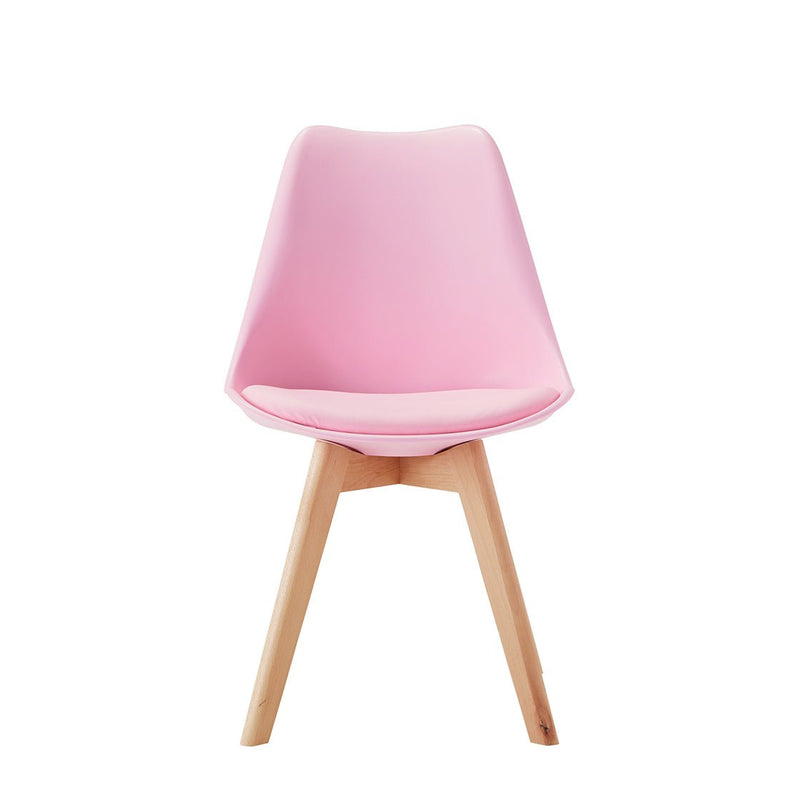 Louvre Chair Pink (Pack of 2) - Bedzy Limited Cheap affordable beds united kingdom england bedroom furniture